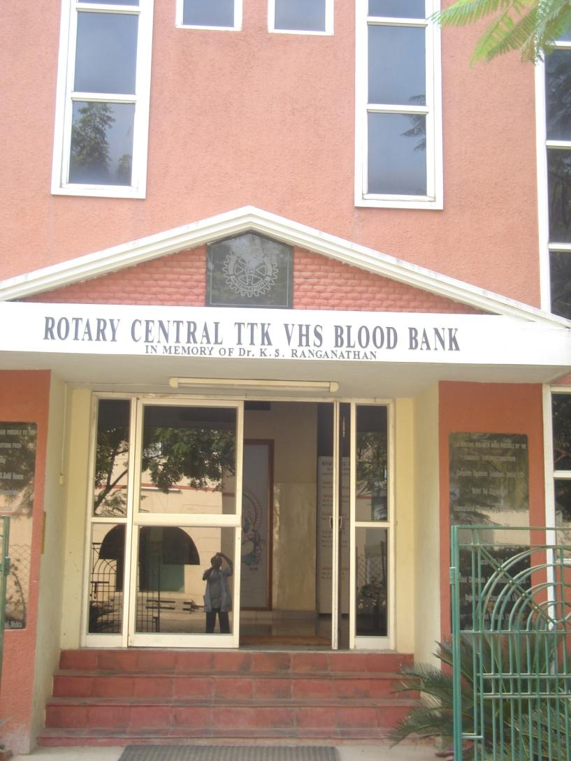 Rotary Central TTK VHS Blood Bank — home of the TWA Thalassaemia Centre since 2006